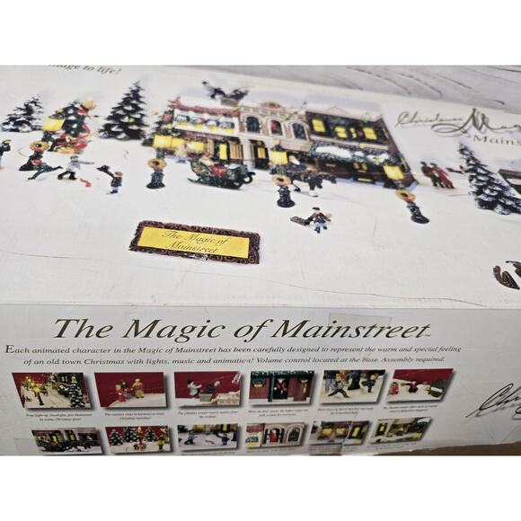 The Magic Of Mainstreet 1997 Trendmasters Lighted Animated Christmas Village - Picture 10 of 13